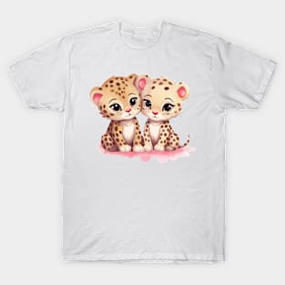 Valentine Jaguar Couple T-Shirt